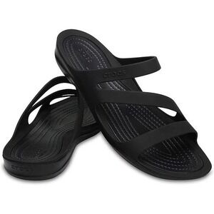 Crocs Swiftwater Sandal Slide Womens Size 10 Black/Black 203998 Slip-On NWT